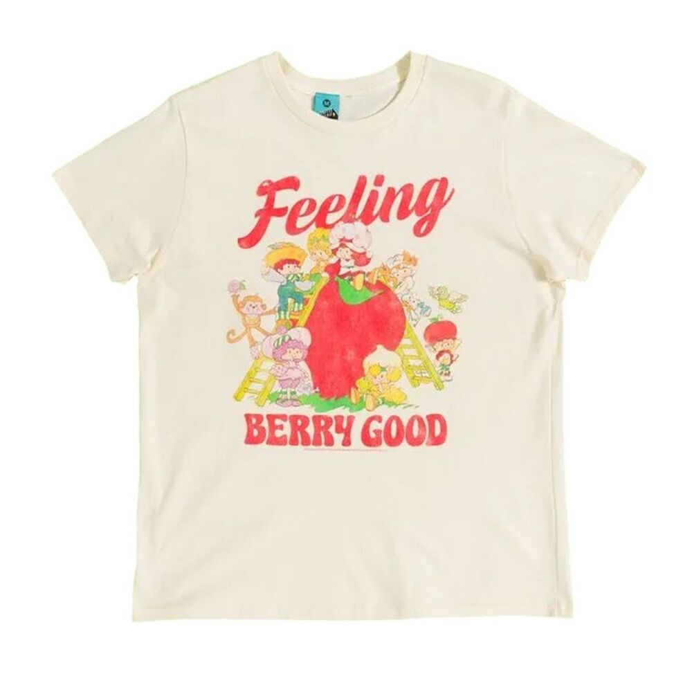 Strawberry Shortcake Womens/Ladies Feeling Berry Good T-Shirt / Beige